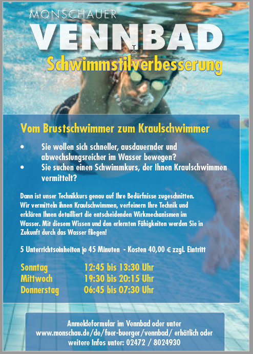 Schwimmstilverbesserung