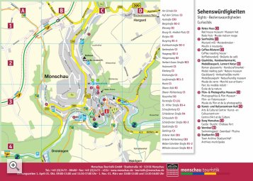 Stadtplan Monschau